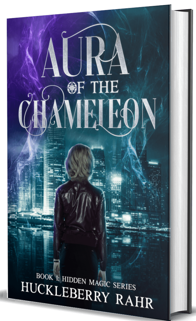 paperback book of Aura of the Chameleon.